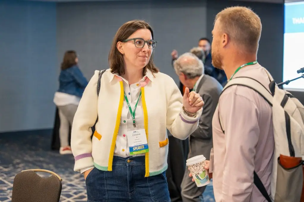 CMF members gathering during the 53rd Annual Conference in Kalamazoo.