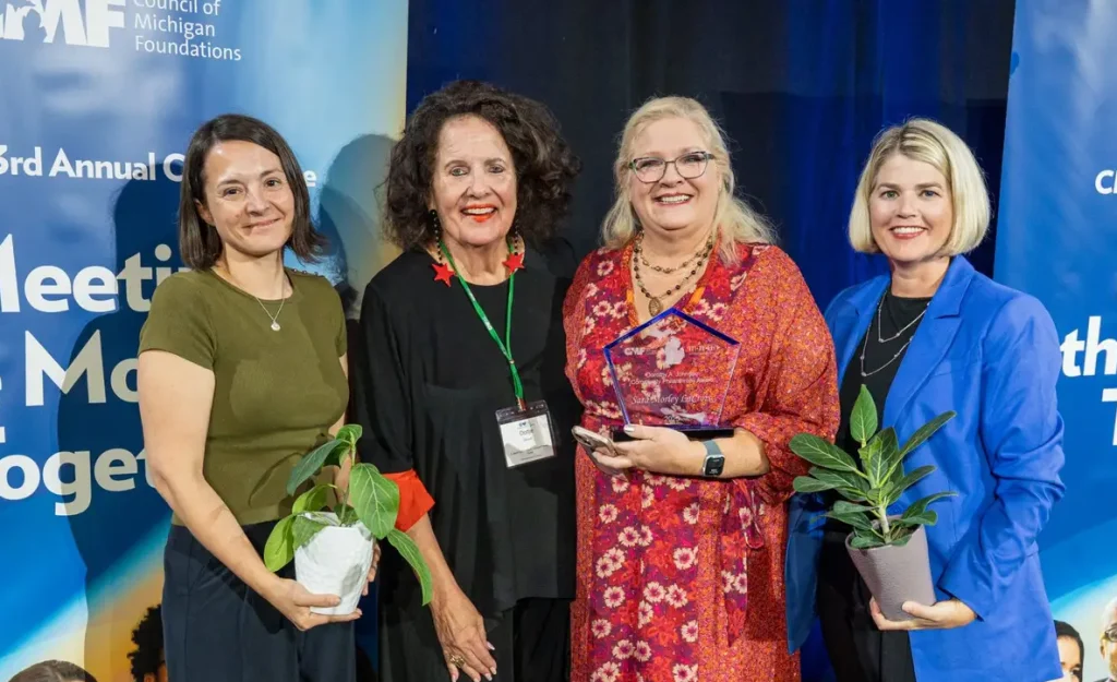 Dorothy A. Johnson Community Philanthropy Award: Sara Morley LaCroix, President of the Roscommon County Community Foundation’s Board of Trustees